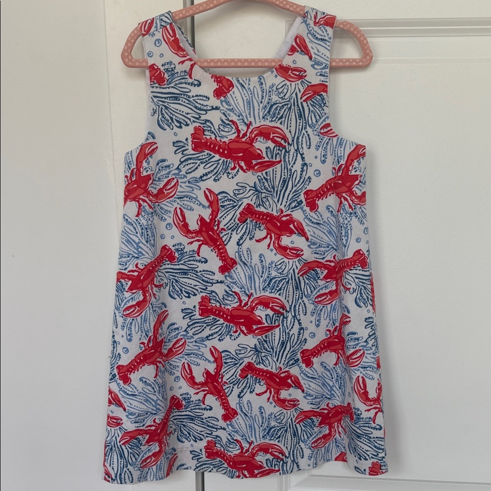 Tommy Bahama Lobster Print Kids Dress (4)